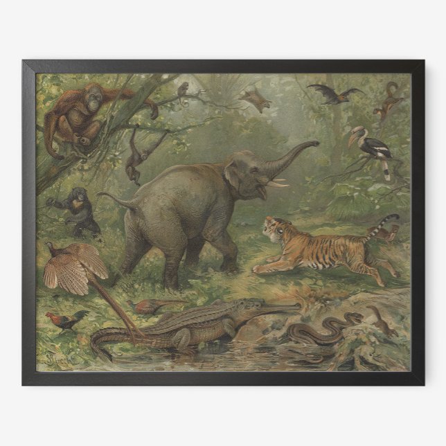 Elephant and Animal Friends Poster (Creator Uploaded)