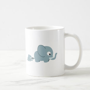 Elephant and Baby Coffee Mug