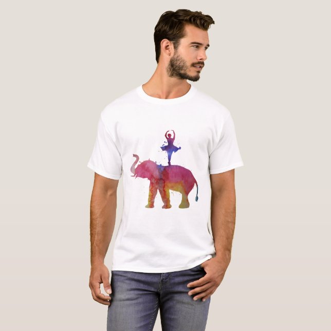 Elephant and ballerina T-Shirt (Front Full)