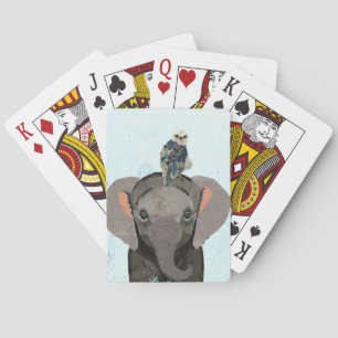 ELEPHANT AND BLUE FALCON PLAYING CARDS