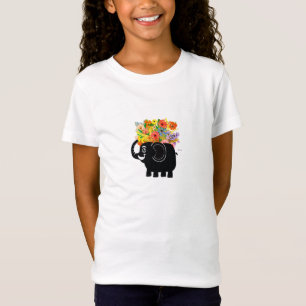 Elephant and flowers T-Shirt