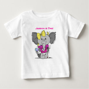 Elephant and Gift Birthday Custom T-shirts