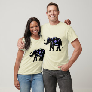 Elephant Animal Abstract Decorative Patterns T-Shirt