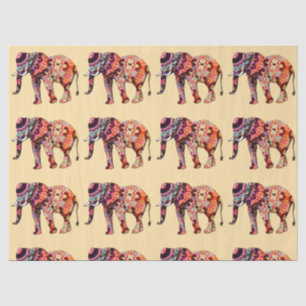 Elephant Animal Traditional Chinese Patterns Tissue Paper