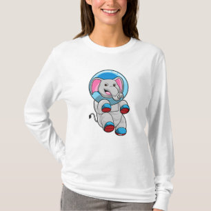 Elephant as Astronaut in Glass sphere T-Shirt