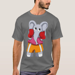 Elephant as Boxer with Boxing gloves T-Shirt