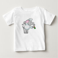 Elephant as Chef with Salt shaker