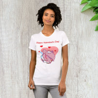 Elephant As Cupid Womens T-Shirt