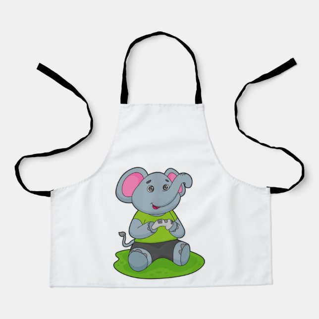 Elephant as Gamer Apron (Front)