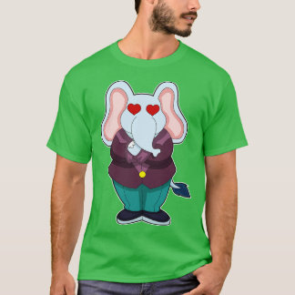 Elephant As Groom With Suit T-Shirt