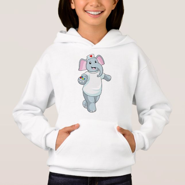 Elephant as Nurse with Medicine (Front)