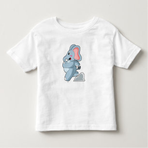 Elephant as Runner Toddler T-Shirt
