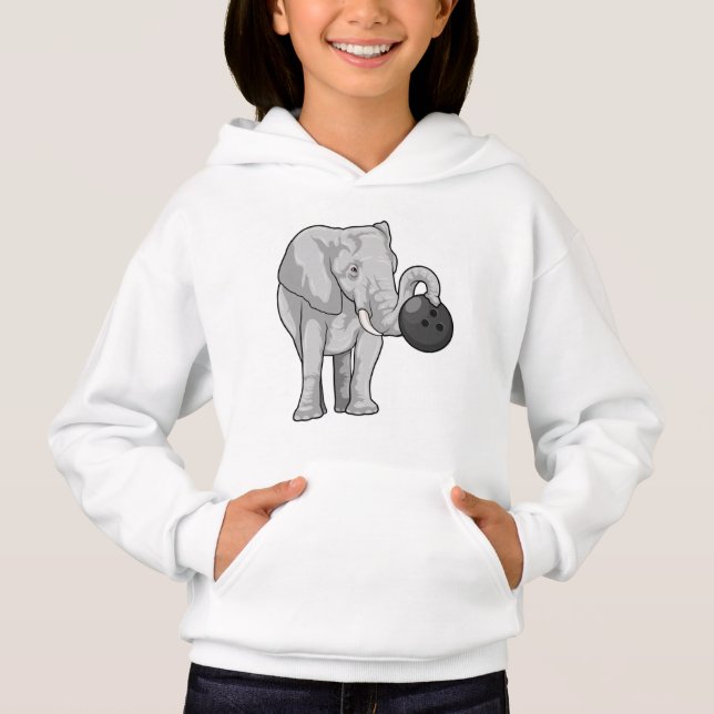 Elephant at Bowling with Bowling ball (Front)