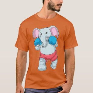 Elephant at Boxing with Boxing gloves 2 T-Shirt