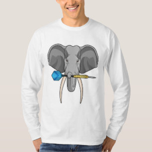 Elephant at Darts with Dart T-Shirt