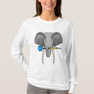 Elephant at Darts with Dart T-Shirt