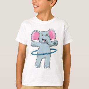 Elephant at Fitness with Fitness tires T-Shirt