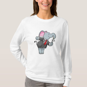 Elephant at Music with Triangle T-Shirt