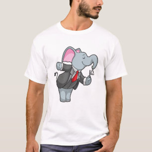 Elephant at Music with Triangle T-Shirt