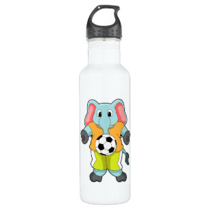 Elephant at Soccer Sports 710 Ml Water Bottle