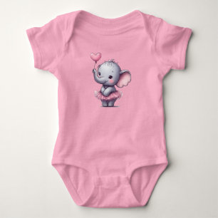 Elephant Baby Bodysuit