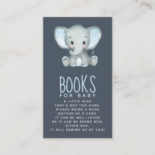 Elephant Baby Shower Books for Baby Enclosure Ca