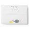 Elephant Baby Shower Envelope Yellow Grey Chevron