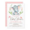 Elephant Baby Shower, Girl