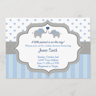 Elephant Baby Shower Invitation