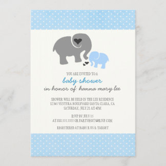 Elephant Baby Shower Invitation
