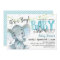 Elephant Baby Shower invitation, Boy