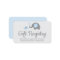 Elephant Baby Shower Registry Inserts in Blue