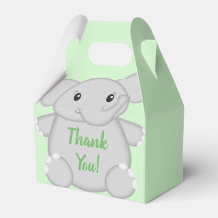 Elephant Baby Shower Safari Favour Box