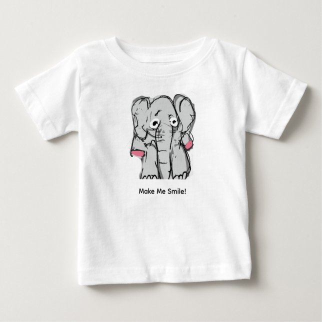 Elephant Baby T-Shirt (Front)