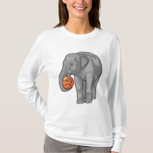 Elephant Basketball player Basketball T-Shirt