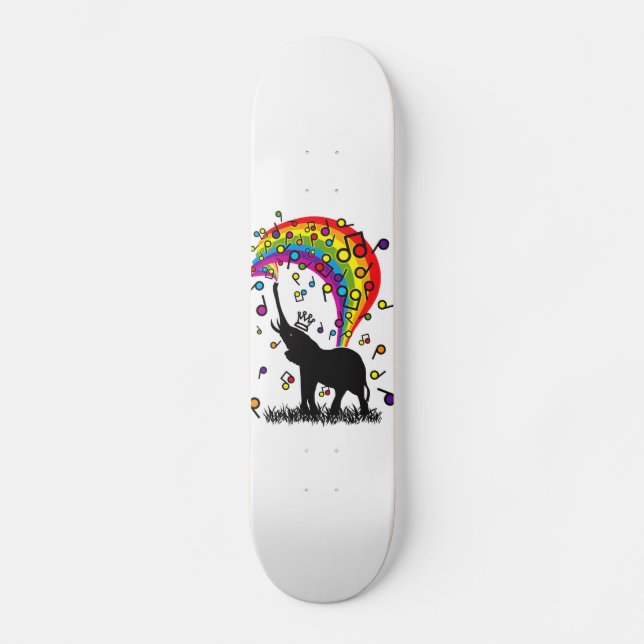 Elephant_Bathing Skateboard (Front)