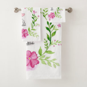 Elephant Bathroom Towel Sets