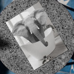 Elephant Bathtub Black White Bathroom art Postcard<br><div class="desc">This design may be personalised by choosing the Edit Design option. You may also transfer onto other items. Contact me at colorflowcreations@gmail.com or use the chat option at the top of the page if you wish to have this design on another product or need assistance. See more of my designs...</div>