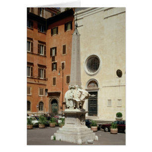 Elephant Bearing an Egyptian Obelisk, 1667