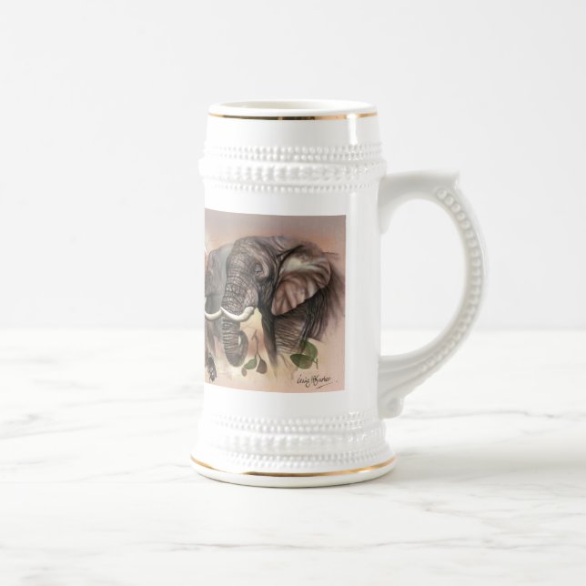ELEPHANT BEER STEIN (Right)