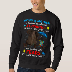 Elephant Being A Mother Autism Awareness For Kid M Sweatshirt