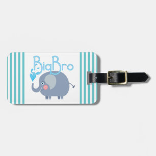 Elephant Big Bro Luggage Tag