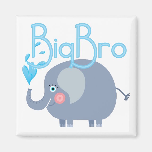 Elephant Big Bro Magnet (Front)