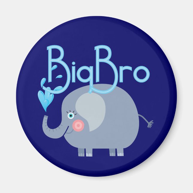 Elephant Big Bro Magnet (Front)