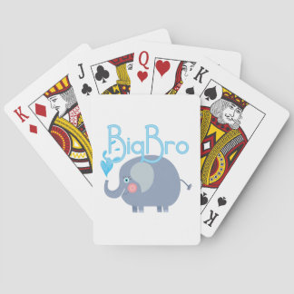 Elephant Big Bro Playing Cards