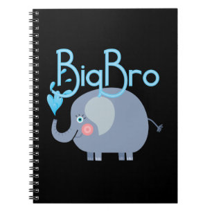 Elephant Big Bro Spiral Notebook