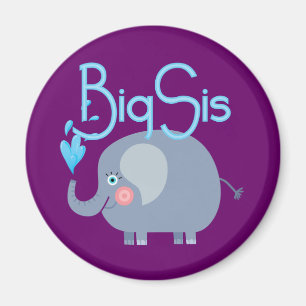 Elephant Big Sis Magnet