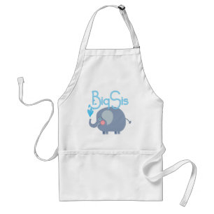 Elephant Big Sis Standard Apron