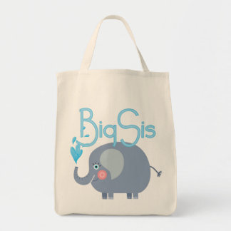 Elephant Big Sis Tote Bag