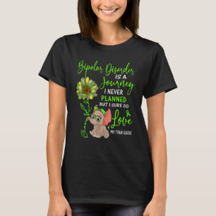 Elephant Bipolar Disorder Is A Journey I Never Pla T-Shirt